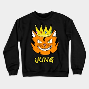 King cat! Crewneck Sweatshirt